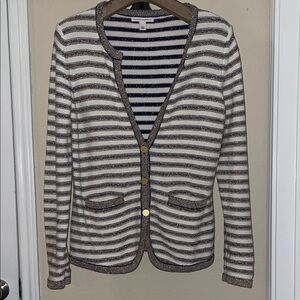 Banana Republic Striped Women's Sweater Cardigan